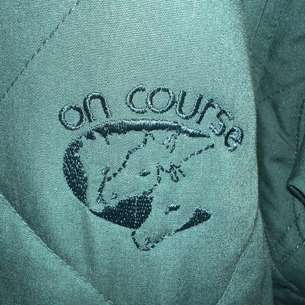 On Course Women’s horse riding jacket Dark Green Quilted - Picture 4 of 5